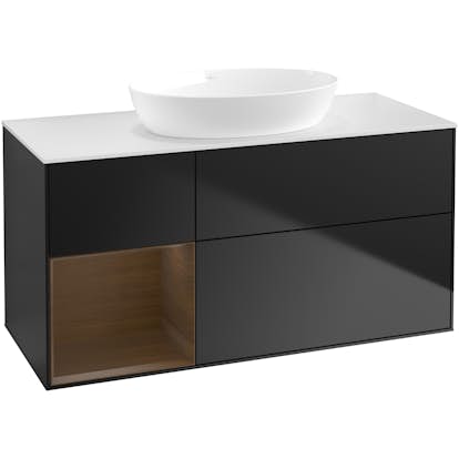 Tvättställsskåp Villeroy & Boch Finion med 3 Lådor Hylla och Bänkskiva för Fristående Tvättställ från Artis & Collaro