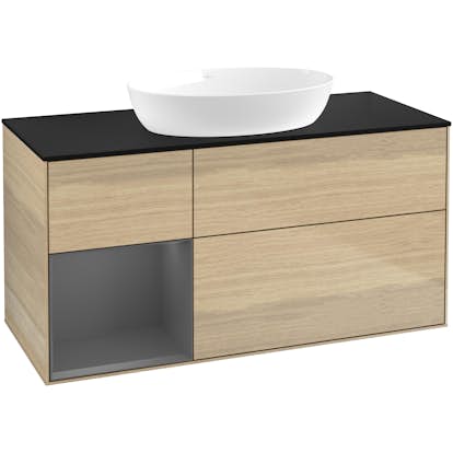 Tvättställsskåp Villeroy & Boch Finion med 3 Lådor Hylla och Bänkskiva för Fristående Tvättställ från Artis & Collaro