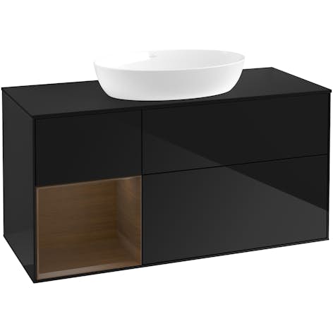 Tvättställsskåp Villeroy & Boch Finion med 3 Lådor Hylla och Bänkskiva för Fristående Tvättställ från Artis & Collaro