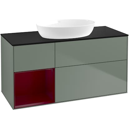 Tvättställsskåp Villeroy & Boch Finion med 3 Lådor Hylla och Bänkskiva för Fristående Tvättställ från Artis & Collaro