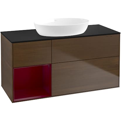 Tvättställsskåp Villeroy & Boch Finion med 3 Lådor Hylla och Bänkskiva för Fristående Tvättställ från Artis & Collaro