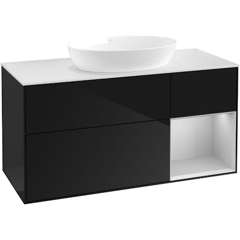 Tvättställsskåp Villeroy & Boch Finion med 3 Lådor Hylla och Bänkskiva för Fristående Tvättställ från Artis & Collaro