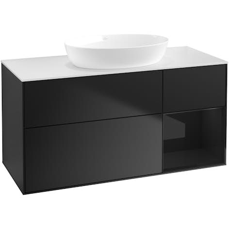 Tvättställsskåp Villeroy & Boch Finion med 3 Lådor Hylla och Bänkskiva för Fristående Tvättställ från Artis & Collaro