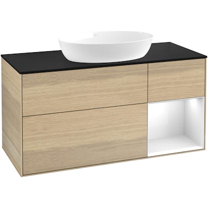 Tvättställsskåp Villeroy & Boch Finion med 3 Lådor Hylla och Bänkskiva för Fristående Tvättställ från Artis & Collaro