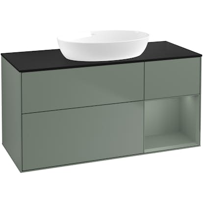 Tvättställsskåp Villeroy & Boch Finion med 3 Lådor Hylla och Bänkskiva för Fristående Tvättställ från Artis & Collaro