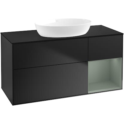 Tvättställsskåp Villeroy & Boch Finion med 3 Lådor Hylla och Bänkskiva för Fristående Tvättställ från Artis & Collaro