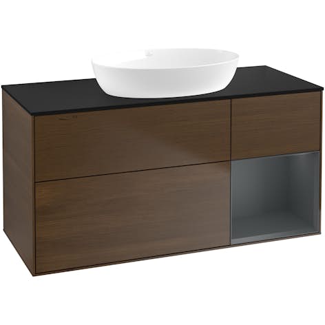 Tvättställsskåp Villeroy & Boch Finion med 3 Lådor Hylla och Bänkskiva för Fristående Tvättställ från Artis & Collaro