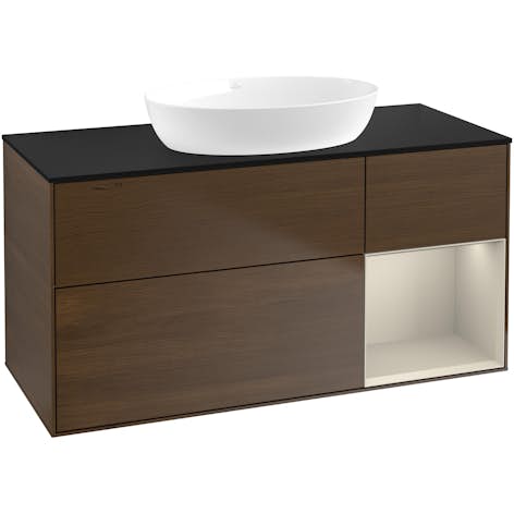 Tvättställsskåp Villeroy & Boch Finion med 3 Lådor Hylla och Bänkskiva för Fristående Tvättställ från Artis & Collaro