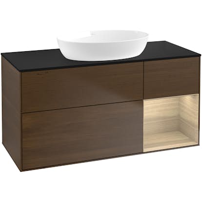Tvättställsskåp Villeroy & Boch Finion med 3 Lådor Hylla och Bänkskiva för Fristående Tvättställ från Artis & Collaro