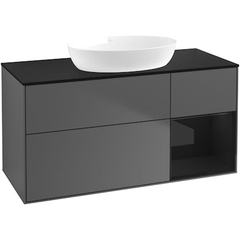 Tvättställsskåp Villeroy & Boch Finion med 3 Lådor Hylla och Bänkskiva för Fristående Tvättställ från Artis & Collaro