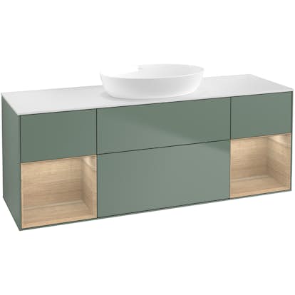 Tvättställsskåp Villeroy & Boch Finion med Två Hyllor och Bänkskiva för Fristående Tvättställ från Artis & Collaro