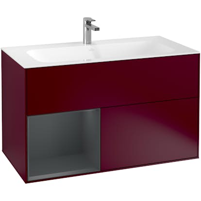 Tvättställsskåp Villeroy & Boch Finion med 2 Lådor och Hylla för Inbyggt Tvättställ