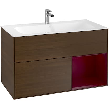 Tvättställsskåp Villeroy & Boch Finion med 2 Lådor och Hylla för Inbyggt Tvättställ