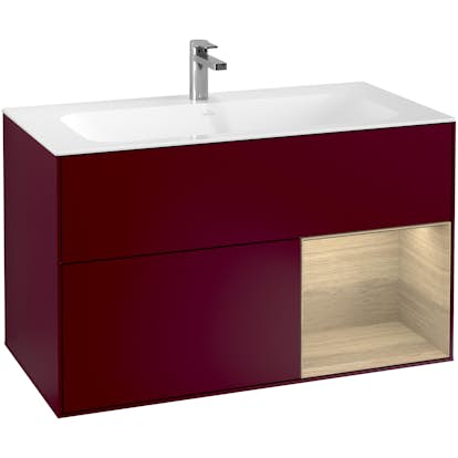 Tvättställsskåp Villeroy & Boch Finion med 2 Lådor och Hylla för Inbyggt Tvättställ