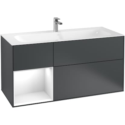 Tvättställsskåp Villeroy & Boch Finion med 3 Lådor och Hylla för Inbyggt Tvättställ