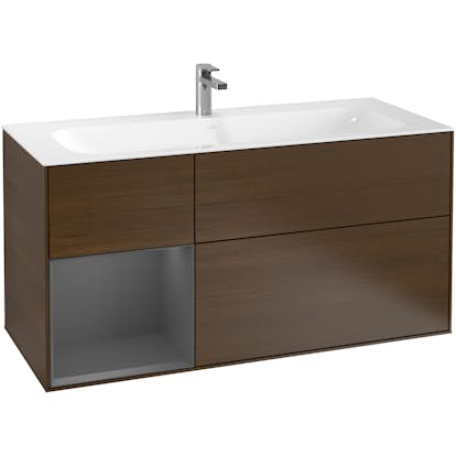 Tvättställsskåp Villeroy & Boch Finion med 3 Lådor och Hylla för Inbyggt Tvättställ