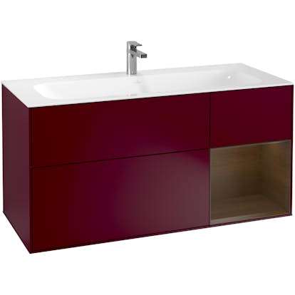 Tvättställsskåp Villeroy & Boch Finion med 3 Lådor och Hylla för Inbyggt Tvättställ