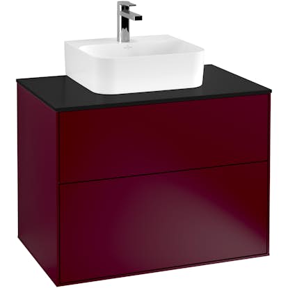 Tvättställsskåp Villeroy & Boch Finion med 2 Lådor och Bänkskiva för Kompakt Tvättställ