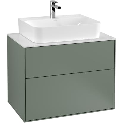 Tvättställsskåp Villeroy & Boch Finion med 2 Lådor och Bänkskiva för Centrerat Tvättställ