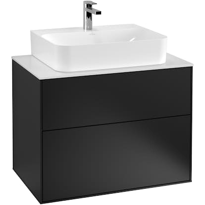 Tvättställsskåp Villeroy & Boch Finion med 2 Lådor och Bänkskiva för Centrerat Tvättställ