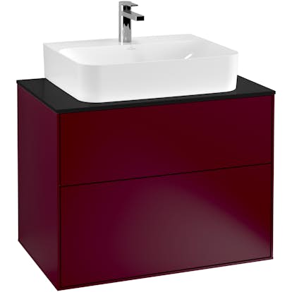 Tvättställsskåp Villeroy & Boch Finion med 2 Lådor och Bänkskiva för Centrerat Tvättställ