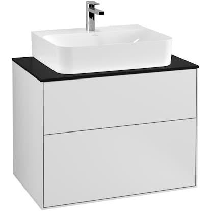 Tvättställsskåp Villeroy & Boch Finion med 2 Lådor och Bänkskiva för Centrerat Tvättställ