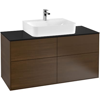 Tvättställsskåp Villeroy & Boch Finion med 4 Lådor och Bänkskiva för Centrerat Tvättställ