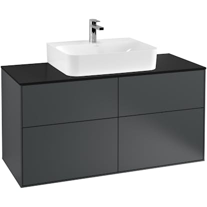 Tvättställsskåp Villeroy & Boch Finion med 4 Lådor och Bänkskiva för Centrerat Tvättställ
