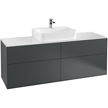 Tvättställsskåp Villeroy & Boch Finion med 4 Lådor och Bänkskiva för Centrerat Tvättställ