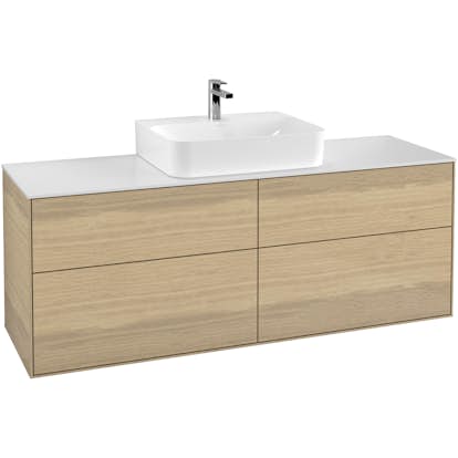 Tvättställsskåp Villeroy & Boch Finion med 4 Lådor och Bänkskiva för Centrerat Tvättställ