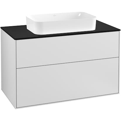 Tvättställsskåp Villeroy & Boch Finion med 2 Lådor och Bänkskiva för Fristående Tvättställ
