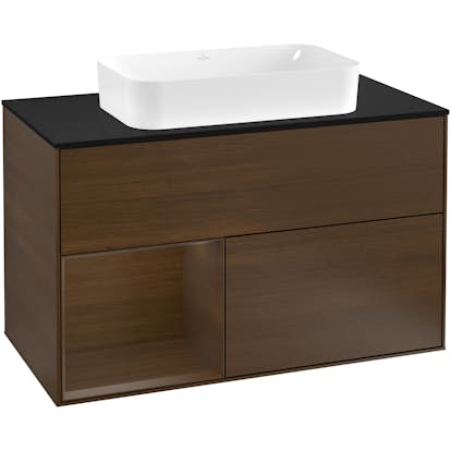 Tvättställsskåp Villeroy & Boch Finion med 2 Lådor Hylla och Bänkskiva för Fristående Tvättställ