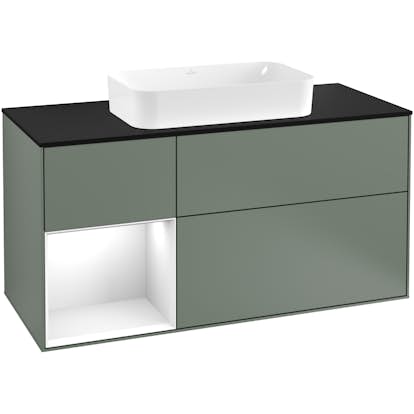Tvättställsskåp Villeroy & Boch Finion med 3 Lådor Hylla och Bänkskiva för Fristående Tvättställ