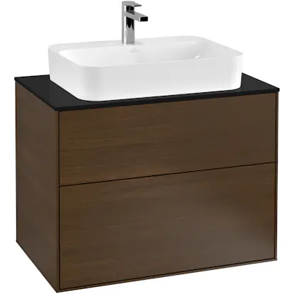 Tvättställsskåp Villeroy & Boch Finion med 2 Lådor och Bänkskiva för Ytmonterat Tvättställ