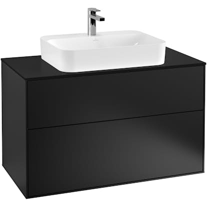 Tvättställsskåp Villeroy & Boch Finion med 2 Lådor och Bänkskiva för Ytmonterat Tvättställ