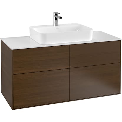 Tvättställsskåp Villeroy & Boch Finion med 4 Lådor och Bänkskiva för Ytmonterat Tvättställ
