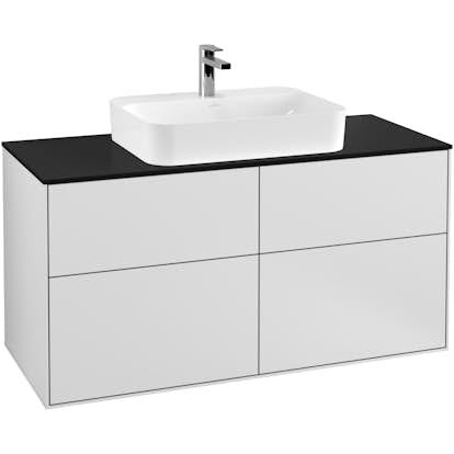 Tvättställsskåp Villeroy & Boch Finion med 4 Lådor och Bänkskiva för Ytmonterat Tvättställ