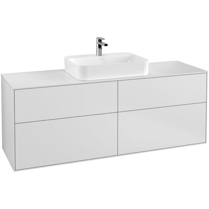 Tvättställsskåp Villeroy & Boch Finion med 4 Lådor och Bänkskiva för Ytmonterat Tvättställ