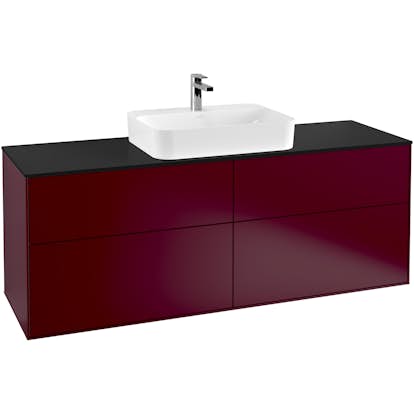 Tvättställsskåp Villeroy & Boch Finion med 4 Lådor och Bänkskiva för Ytmonterat Tvättställ