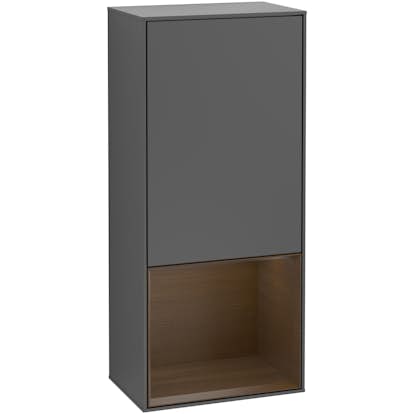 Väggskåp Villeroy & Boch Finion med 1 Dörr och Öppen Hylla Nere 418 mm
