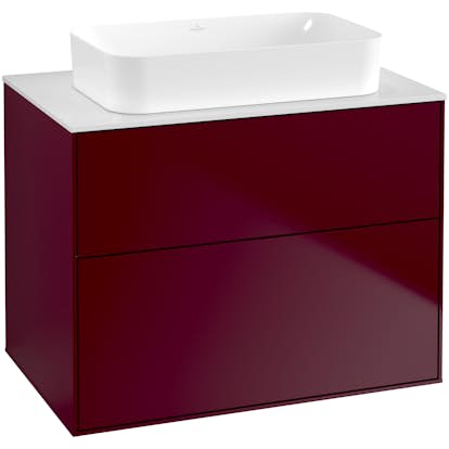 Tvättställsskåp Villeroy & Boch Finion med 2 Lådor och Bänkskiva för Fristående Tvättställ