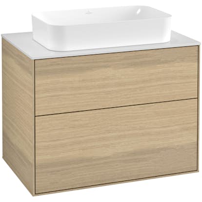 Tvättställsskåp Villeroy & Boch Finion med 2 Lådor och Bänkskiva för Fristående Tvättställ