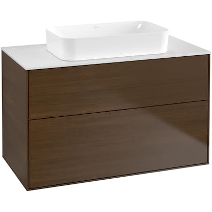 Tvättställsskåp Villeroy & Boch Finion med 2 Lådor och Bänkskiva för Fristående Tvättställ