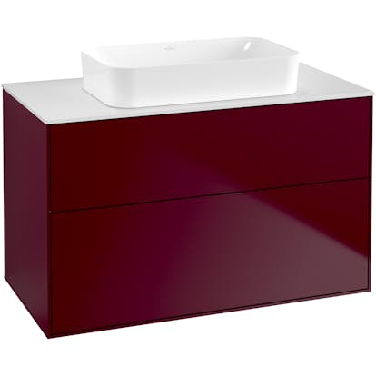 Tvättställsskåp Villeroy & Boch Finion med 2 Lådor och Bänkskiva för Fristående Tvättställ