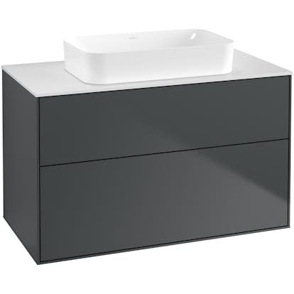 Tvättställsskåp Villeroy & Boch Finion med 2 Lådor och Bänkskiva för Fristående Tvättställ