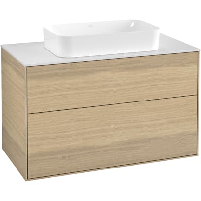 Tvättställsskåp Villeroy & Boch Finion med 2 Lådor och Bänkskiva för Fristående Tvättställ