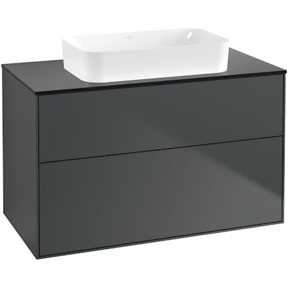 Tvättställsskåp Villeroy & Boch Finion med 2 Lådor och Bänkskiva för Fristående Tvättställ