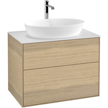 Tvättställsskåp Villeroy & Boch Finion med 2 Lådor och Bänkskiva för Fristående Tvättställ från Artis & Collaro