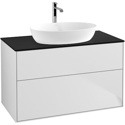 Tvättställsskåp Villeroy & Boch Finion med 2 Lådor och Bänkskiva för Fristående Tvättställ från Artis & Collaro