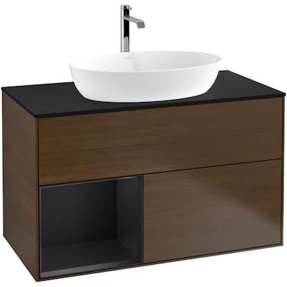 Tvättställsskåp Villeroy & Boch Finion med 2 Lådor Hylla och Bänkskiva för Fristående Tvättställ från Artis & Collaro